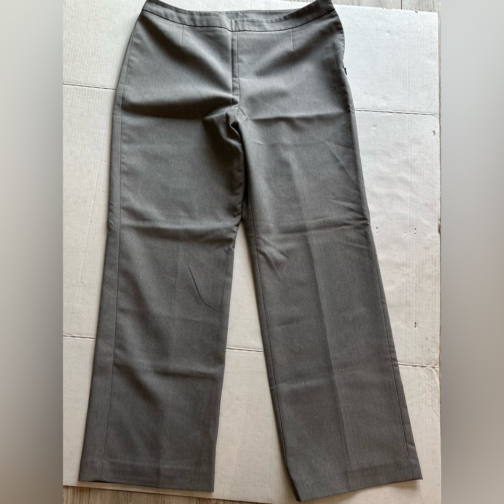 Le Suit Charcoal lined Dress Pants for women